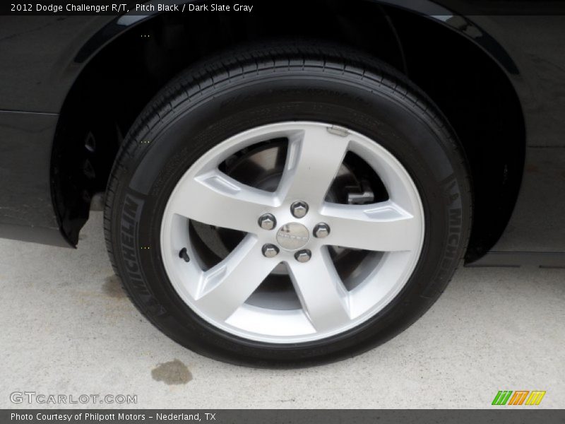 Pitch Black / Dark Slate Gray 2012 Dodge Challenger R/T