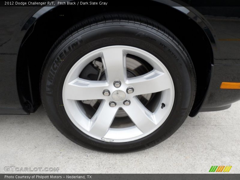 Pitch Black / Dark Slate Gray 2012 Dodge Challenger R/T