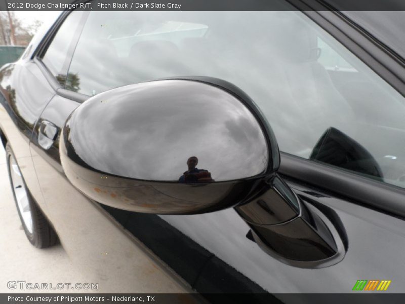 Pitch Black / Dark Slate Gray 2012 Dodge Challenger R/T