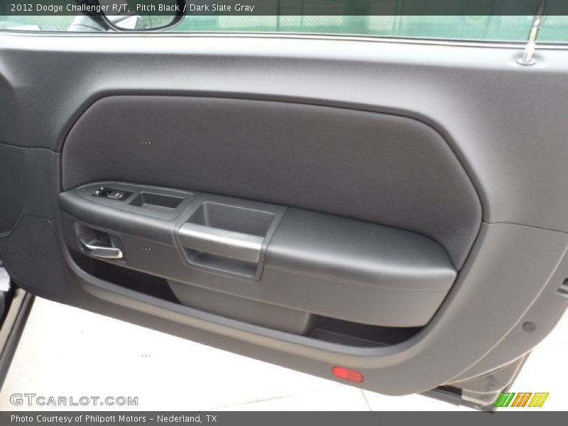 Pitch Black / Dark Slate Gray 2012 Dodge Challenger R/T