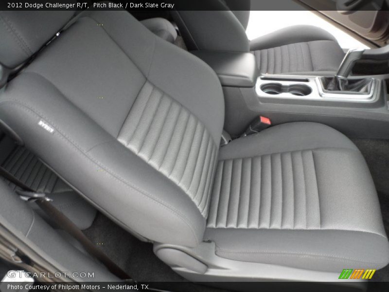 Pitch Black / Dark Slate Gray 2012 Dodge Challenger R/T