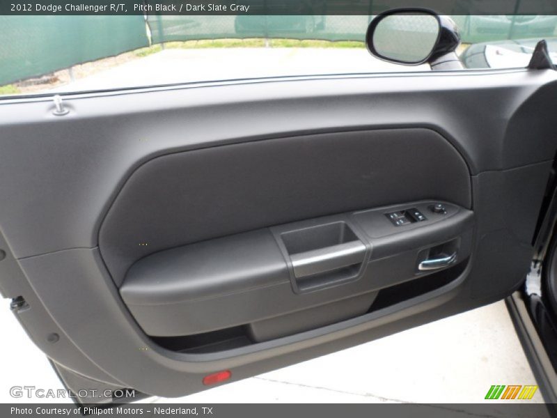 Pitch Black / Dark Slate Gray 2012 Dodge Challenger R/T