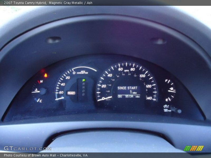 Magnetic Gray Metallic / Ash 2007 Toyota Camry Hybrid