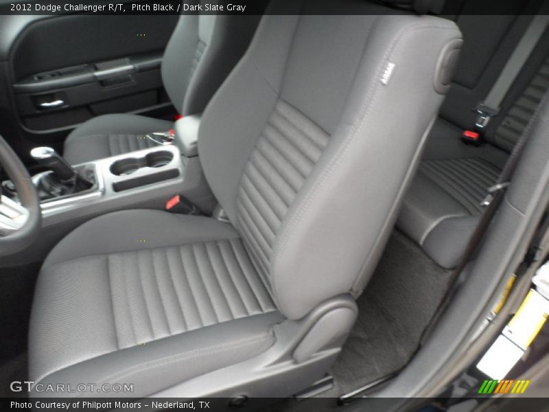 Pitch Black / Dark Slate Gray 2012 Dodge Challenger R/T