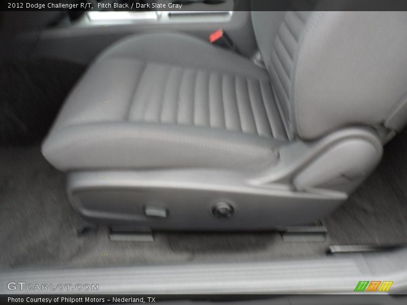 Pitch Black / Dark Slate Gray 2012 Dodge Challenger R/T