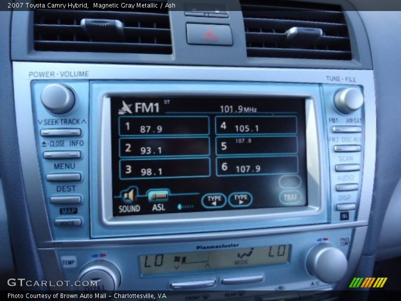 Magnetic Gray Metallic / Ash 2007 Toyota Camry Hybrid