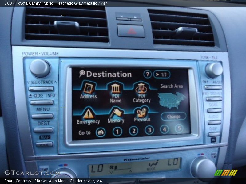 Magnetic Gray Metallic / Ash 2007 Toyota Camry Hybrid