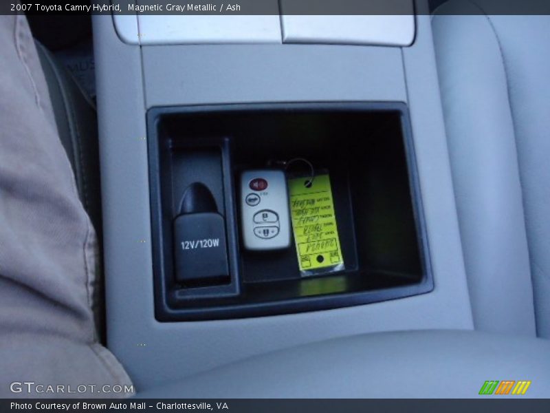 Magnetic Gray Metallic / Ash 2007 Toyota Camry Hybrid
