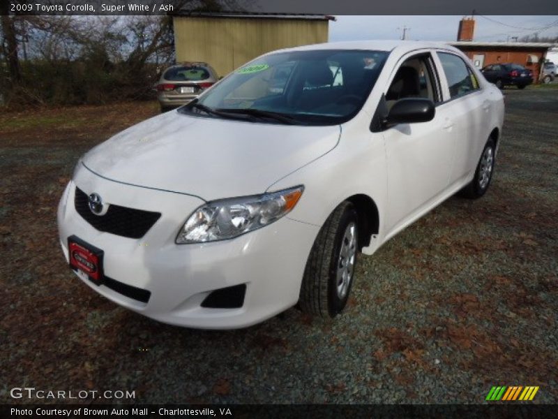 Super White / Ash 2009 Toyota Corolla