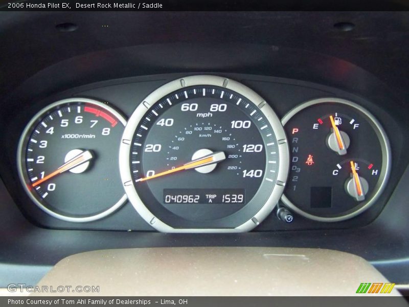 Desert Rock Metallic / Saddle 2006 Honda Pilot EX