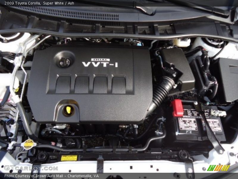  2009 Corolla  Engine - 1.8 Liter DOHC 16-Valve VVT-i Inline 4 Cylinder