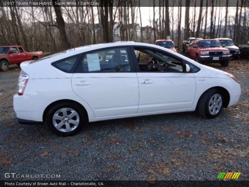 Super White / Dark Gray 2007 Toyota Prius Hybrid