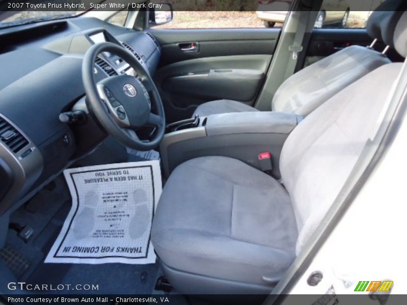  2007 Prius Hybrid Dark Gray Interior