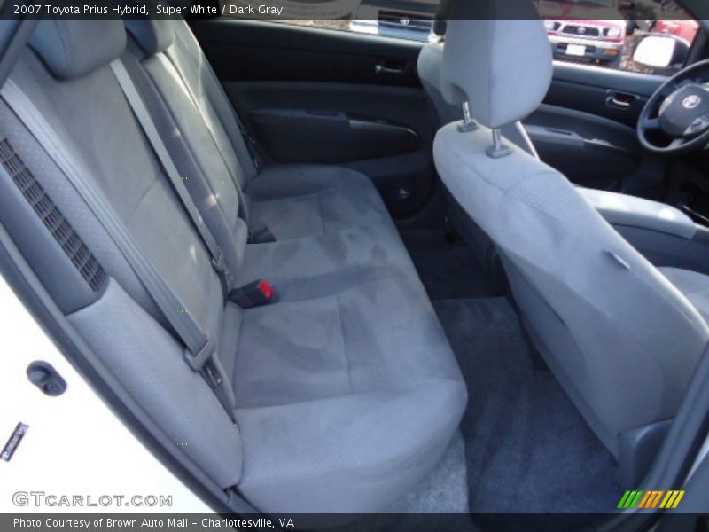 Super White / Dark Gray 2007 Toyota Prius Hybrid