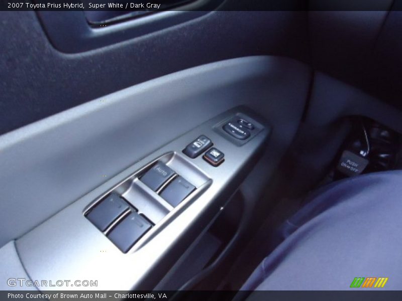 Super White / Dark Gray 2007 Toyota Prius Hybrid