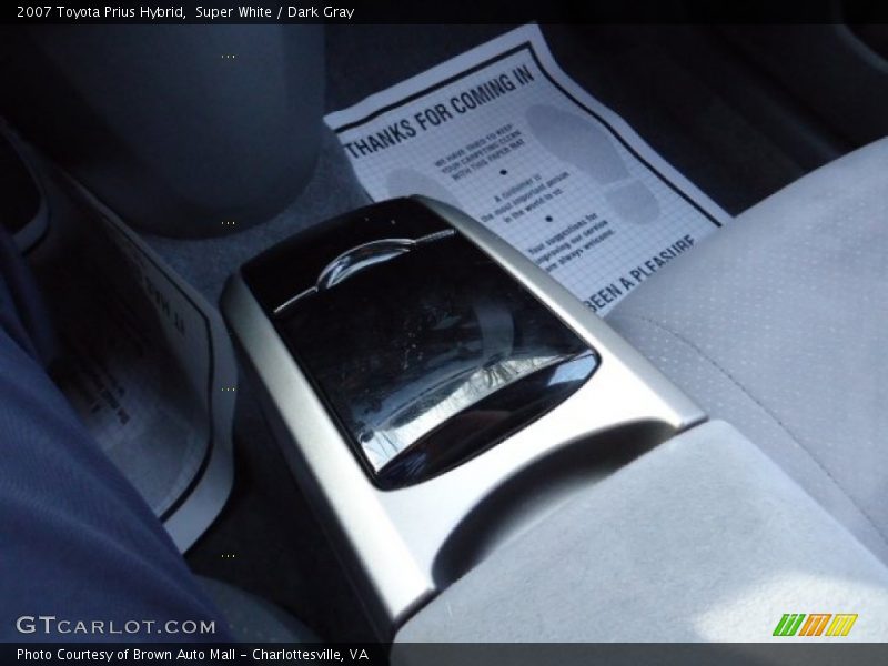 Super White / Dark Gray 2007 Toyota Prius Hybrid