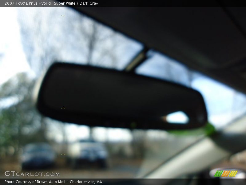 Super White / Dark Gray 2007 Toyota Prius Hybrid