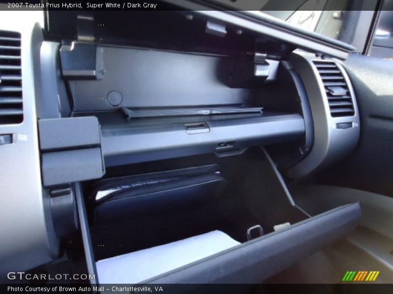 Super White / Dark Gray 2007 Toyota Prius Hybrid