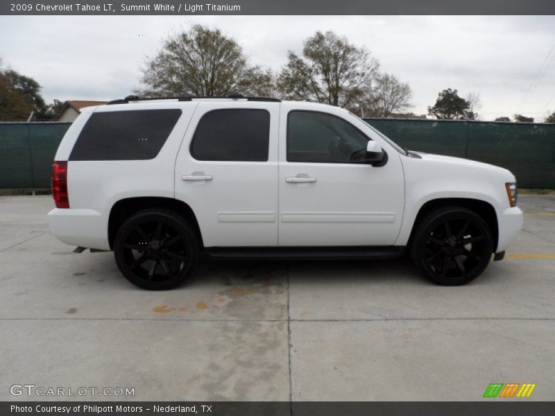 Summit White / Light Titanium 2009 Chevrolet Tahoe LT