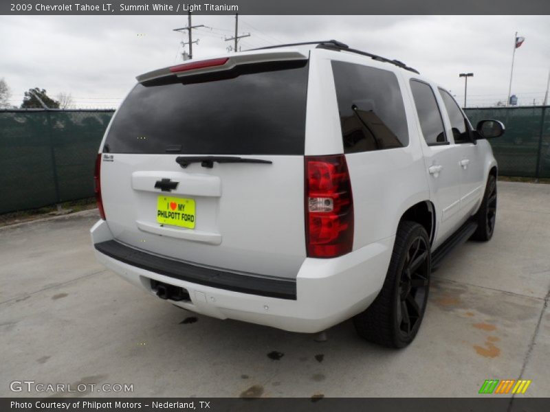 Summit White / Light Titanium 2009 Chevrolet Tahoe LT