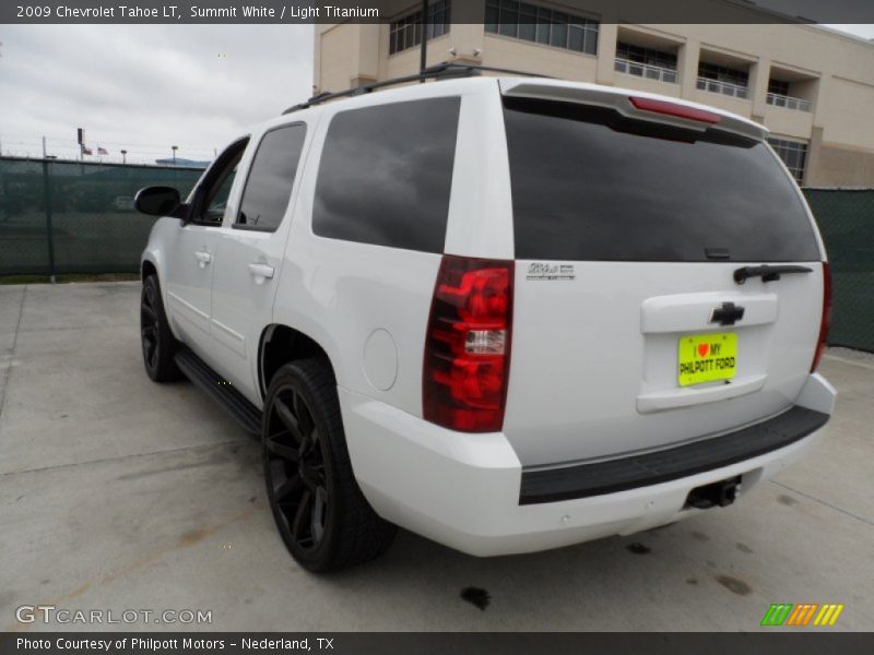 Summit White / Light Titanium 2009 Chevrolet Tahoe LT