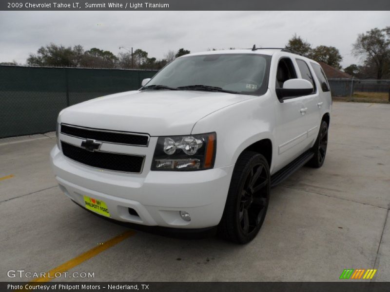 Summit White / Light Titanium 2009 Chevrolet Tahoe LT