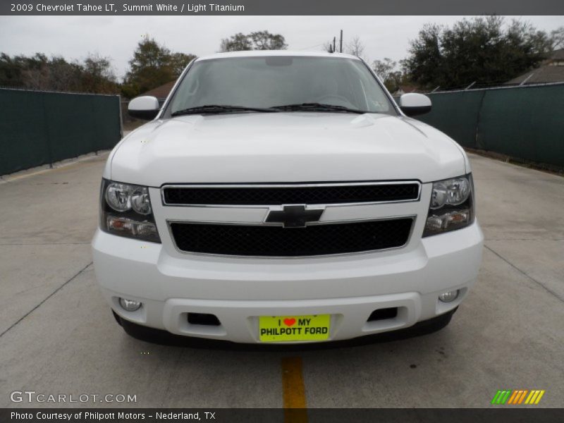 Summit White / Light Titanium 2009 Chevrolet Tahoe LT