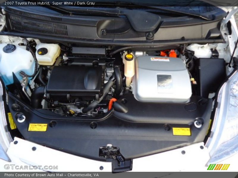  2007 Prius Hybrid Engine - 1.5 Liter DOHC 16-Valve VVT-i 4 Cylinder Gasoline/Electric Hybrid