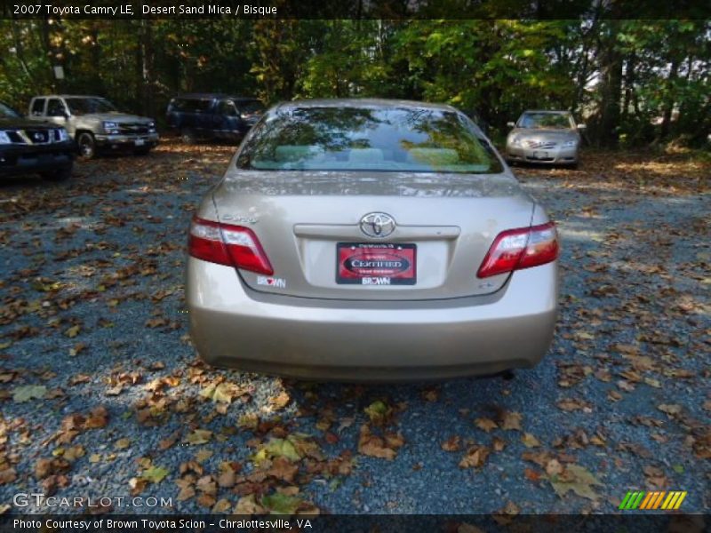 Desert Sand Mica / Bisque 2007 Toyota Camry LE