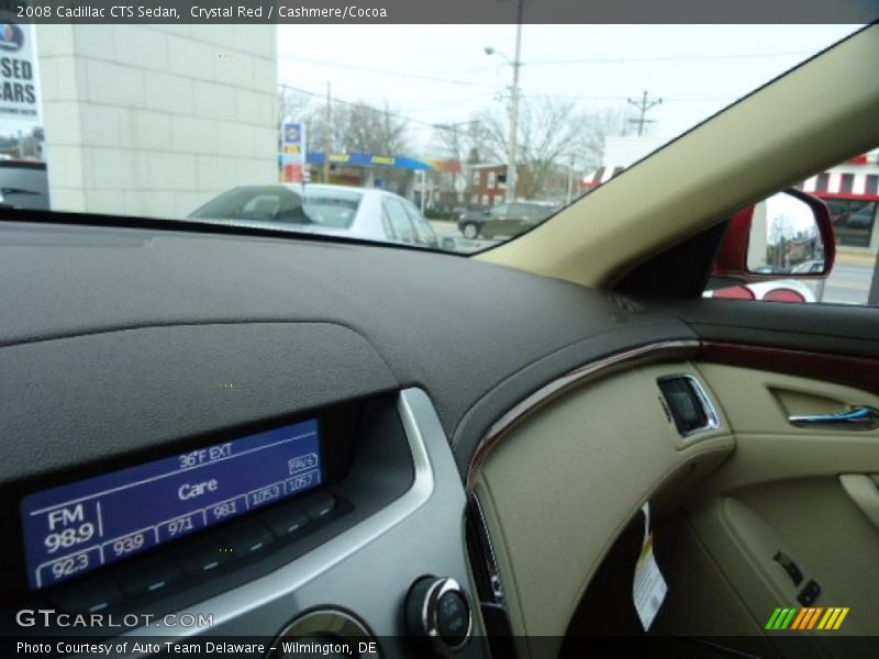 Crystal Red / Cashmere/Cocoa 2008 Cadillac CTS Sedan