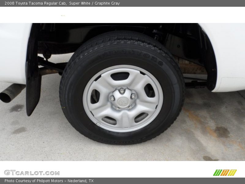 Super White / Graphite Gray 2008 Toyota Tacoma Regular Cab