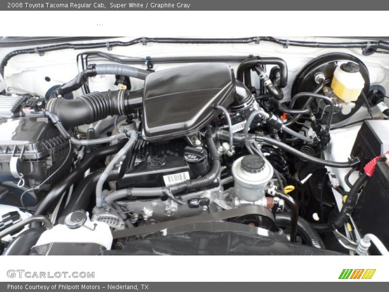 Super White / Graphite Gray 2008 Toyota Tacoma Regular Cab