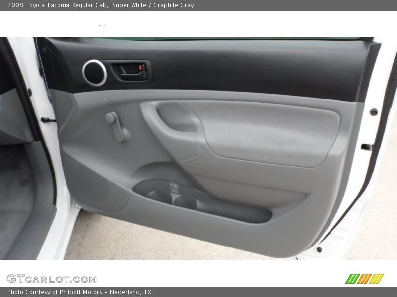 Super White / Graphite Gray 2008 Toyota Tacoma Regular Cab