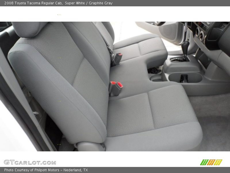 Super White / Graphite Gray 2008 Toyota Tacoma Regular Cab