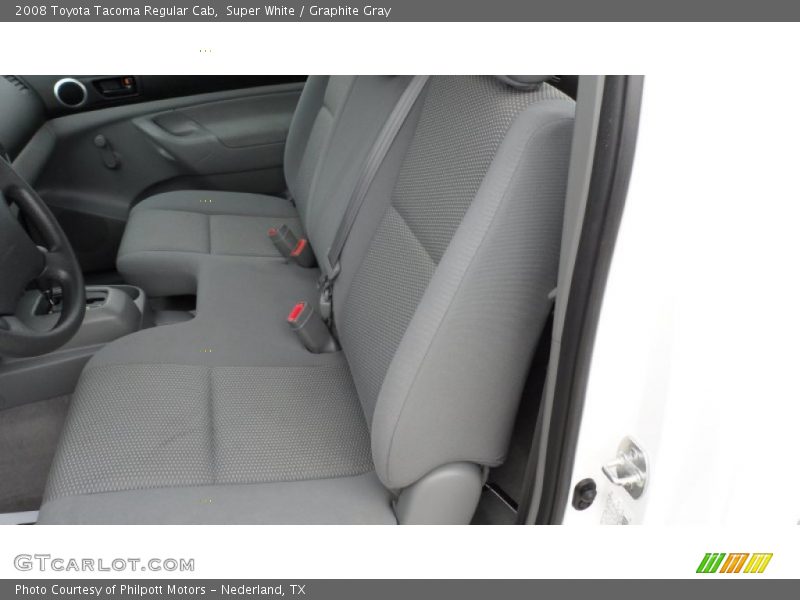 Super White / Graphite Gray 2008 Toyota Tacoma Regular Cab
