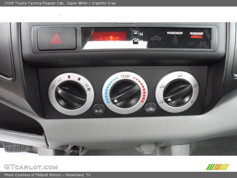 Super White / Graphite Gray 2008 Toyota Tacoma Regular Cab