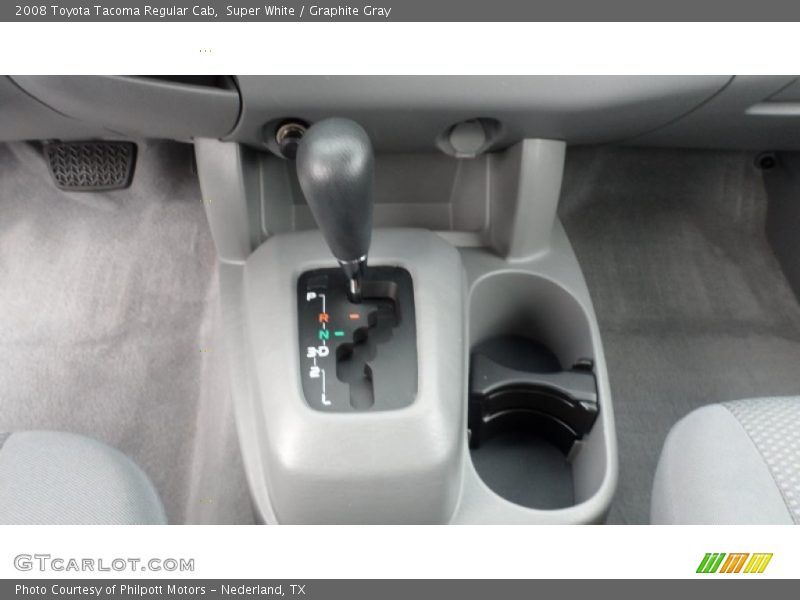 Super White / Graphite Gray 2008 Toyota Tacoma Regular Cab