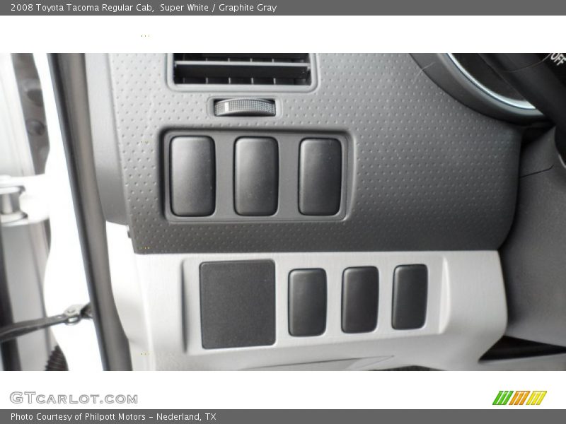 Super White / Graphite Gray 2008 Toyota Tacoma Regular Cab