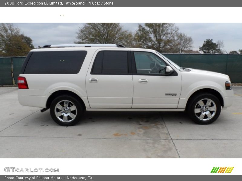 White Sand Tri Coat / Stone 2008 Ford Expedition EL Limited