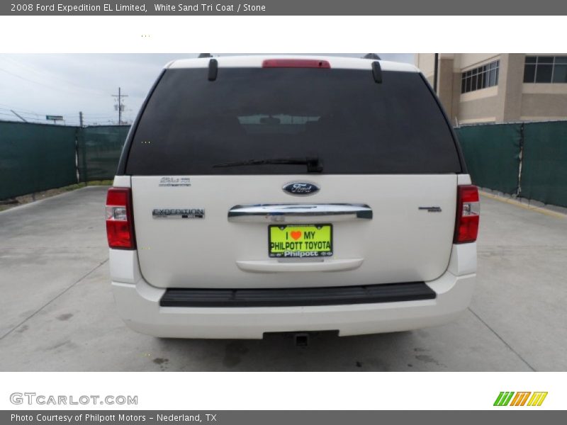 White Sand Tri Coat / Stone 2008 Ford Expedition EL Limited