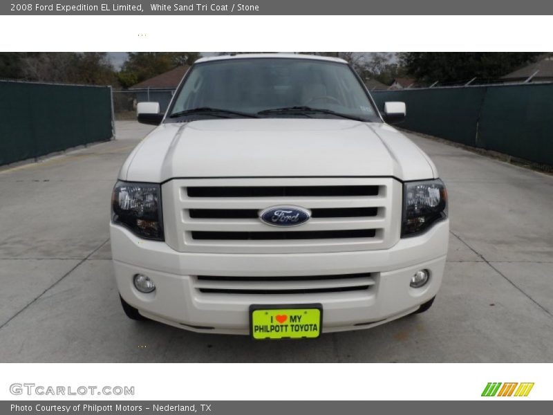 White Sand Tri Coat / Stone 2008 Ford Expedition EL Limited