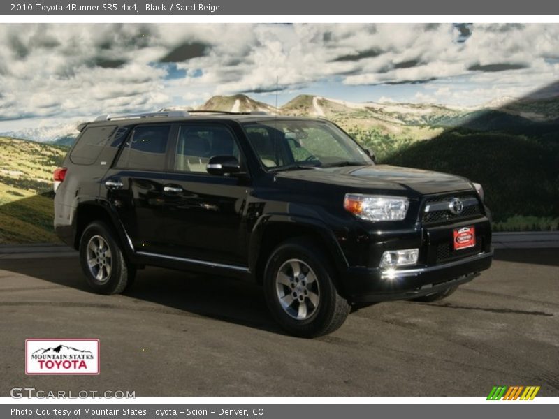 Black / Sand Beige 2010 Toyota 4Runner SR5 4x4