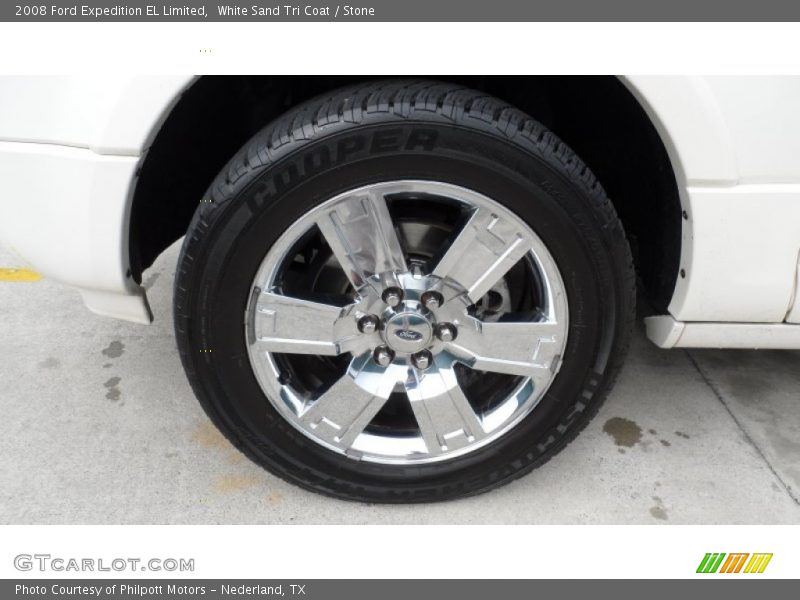 White Sand Tri Coat / Stone 2008 Ford Expedition EL Limited