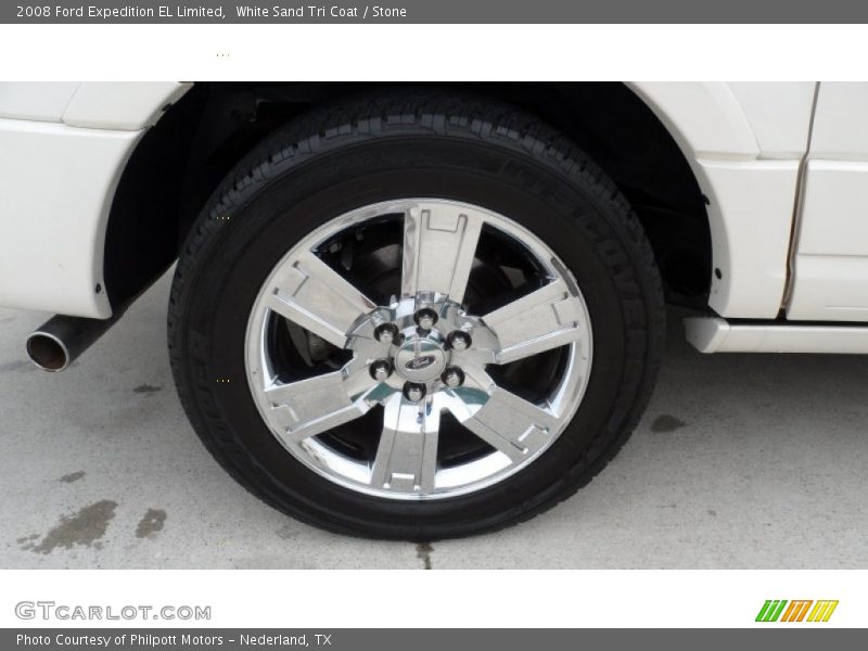 White Sand Tri Coat / Stone 2008 Ford Expedition EL Limited