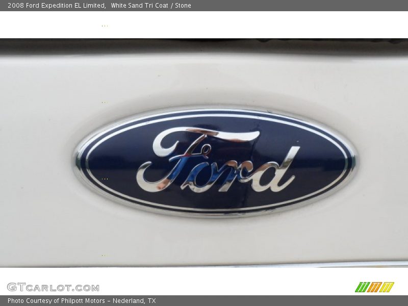 White Sand Tri Coat / Stone 2008 Ford Expedition EL Limited