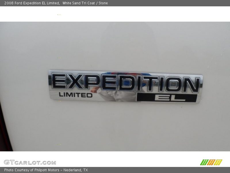 White Sand Tri Coat / Stone 2008 Ford Expedition EL Limited