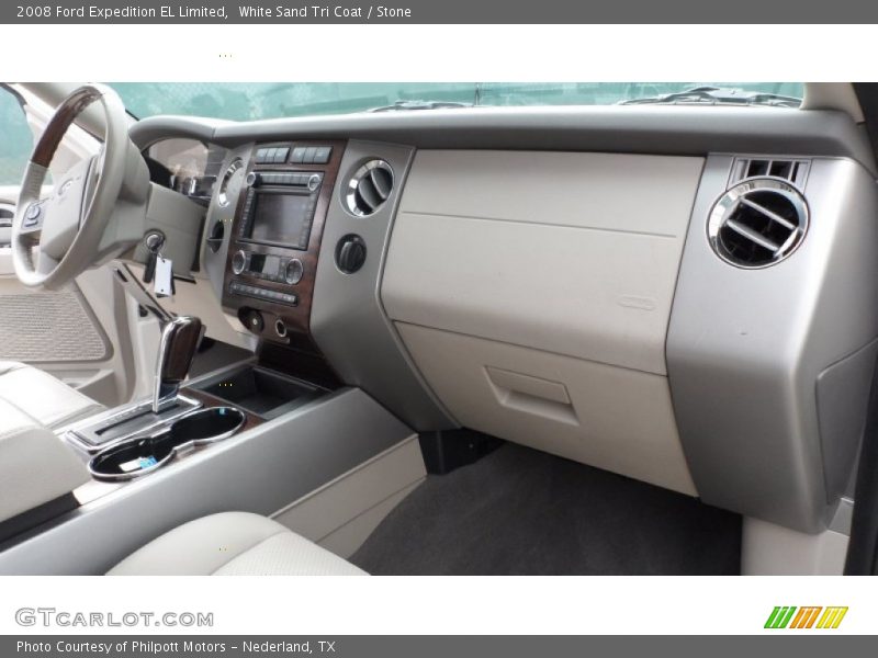 White Sand Tri Coat / Stone 2008 Ford Expedition EL Limited