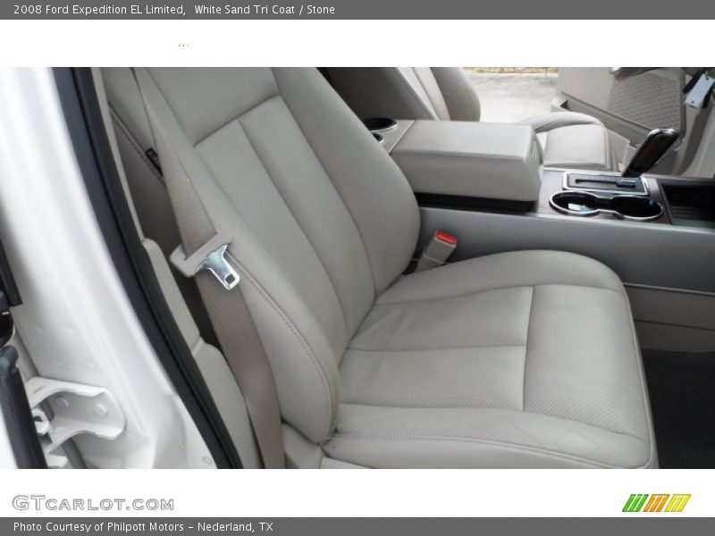 White Sand Tri Coat / Stone 2008 Ford Expedition EL Limited