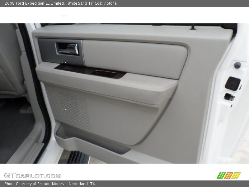 White Sand Tri Coat / Stone 2008 Ford Expedition EL Limited