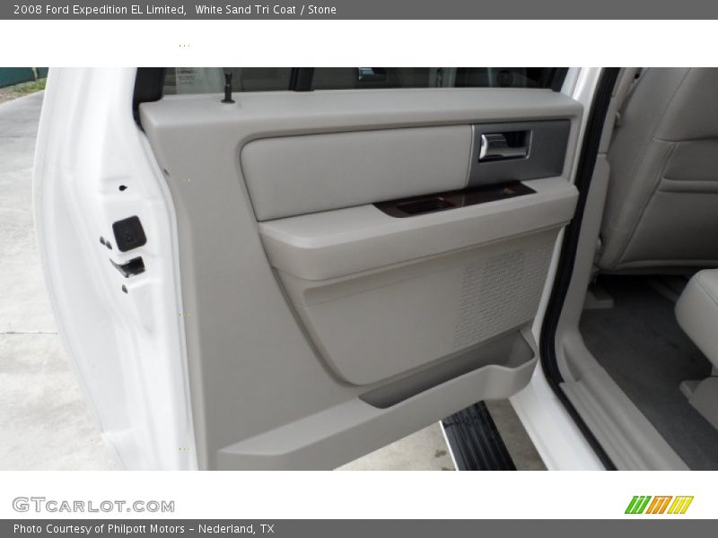 White Sand Tri Coat / Stone 2008 Ford Expedition EL Limited
